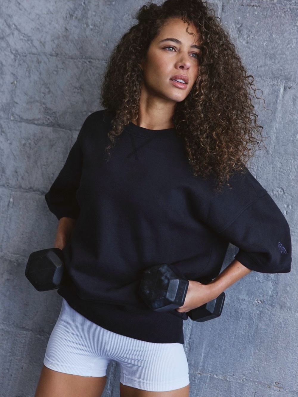 Free People FP Movement - 3/4 Sleeve Sweatshirt - size M